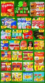 Encarte Rede Supermarket Página 3: Hambúrguer Texas €12,99, Empanados de Frango Tekitos Seara €15,99