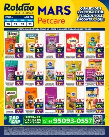 Folheto Roldão Página 1: Alimento para cães champ adulto ou filhote carne e cereal €7,90
