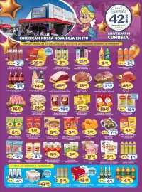 Catálogo Supermercados Correia Página 1: Maionese soya tradicional/pote €3,79, Costela bovina ponta de agulha kg peça €23,97