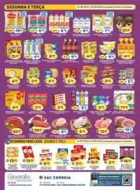 Catálogo Supermercados Correia Página 2: Margarina delícia com creme de leite €8,99, Farinha de trigo globo original €1,99