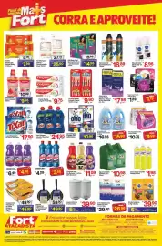 Tabloide Fort Atacadista Página 4: Francis - sabonete intenso €1,89, Limpol - lava louças líquido €1,98