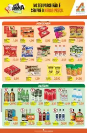 Folheto Atacadão Página 3: Trento - biscoito wafer €1,99, Pacote - salgadinho €17,99