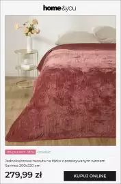 Home&You gazetka Strona 3: Narzuta na łóżko Savinea home & you €279,99
