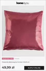 Home&You gazetka Strona 4: Poszewka dekoracyjna Crimson home & you 45x45 cm €49,99