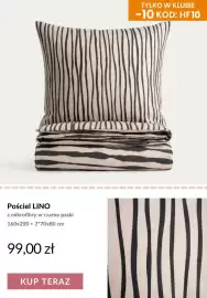 Homla gazetka Strona 10: Pościel z mikrofibry Lino w czarne paski €99,00