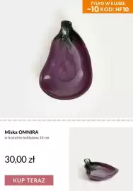 Homla gazetka Strona 3: Miska Omnira w kształcie bakłażana 18 cm €30,00