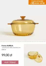 Homla gazetka Strona 4: Forma Aurela z przykryciem żółta 22x19x13 cm €99,00