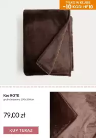 Homla gazetka Strona 7: Koc Rote gruby brązowy €79,00