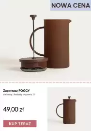 Homla gazetka tydzień 34 Strona 3: Zaparzacz Foggy do kawy i herbaty brązowy €49,00