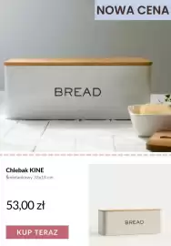Homla gazetka tydzień 34 Strona 5: Chlebak Kine śmietankowy 33x18 cm €53,00