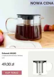 Homla gazetka tydzień 34 Strona 8: Dzbanek z zaparzaczem do kawy i herbaty Homla Milbo €49,00
