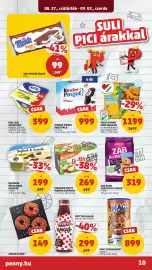 PENNY akciós újság hét 35 Oldal 14: Zott monte snack €99,00, Milkeria dotty €269,00