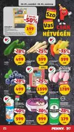 PENNY akciós újság hét 35 Oldal 25: Lecsópaprika €399,00, Csirkemell filé €1.789,00