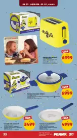 PENNY akciós újság hét 35 Oldal 37: Minions palacsintasütő €4.999,00, Minions kenyépirító €6.999,00