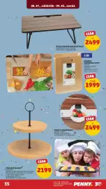 PENNY akciós újság hét 35 Oldal 39: KEREK FA VÁGÓDESZKA €2.499,00, ÉTELTARTÓ ÁLLVÁNY €2.199,00