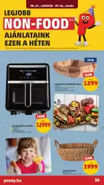 PENNY akciós újság hét 35 Oldal 40: KOSÁR FÜLEKKEL €1.999,00, GOURMETMAXX SÜTŐPAPÍR TÁLCA €1.299,00
