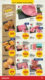 PENNY akciós újság hét 35 Oldal 6: Kedvenc Hentese Sertescomb €1.099,00, Tejfölös-baconos pizza €199,00