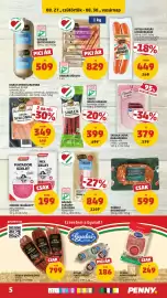 PENNY akciós újság hét 35 Oldal 7: Gyulai grillkolbász €799,00, Gyulai Sertés Májas €186,00