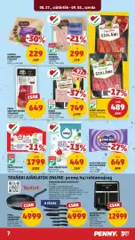 PENNY akciós újság hét 35 Oldal 9: Karát szalámi csemege, paprikás €489,00, Dárdás szarvasi felvágott €299,00