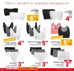 Trafic folder Pagina 10: Bracelet bh gewatteerd dames €5,99, Sportbeha dames €5,99