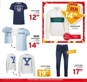 Trafic folder Pagina 7: Sweater heren €19,99, T-shirt heren €14,99