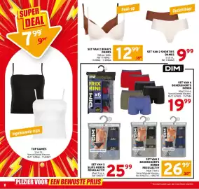 Trafic folder Pagina 8: Set van 2 beha's dames €12,99, Set van 2 shorties dames €9,99