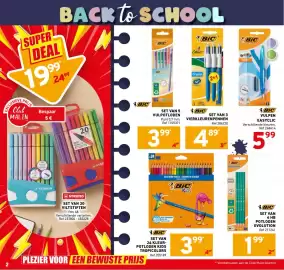 Trafic folder Pagina 2: Vulpen easy clic €5,99, Set van 4 hb potloden evolution €1,99