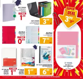 Trafic folder Pagina 5: Set van 12 tabbladen €0,59, Map 2 ringen €3,99