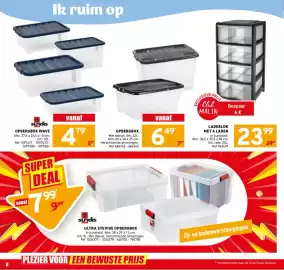 Trafic folder Pagina 8: Ladeblok met 4 laden €23,99, Opbergbox wave €4,79