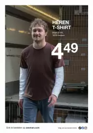 Zeeman folder week 34 Pagina 10: Heren t-shirt €4,49