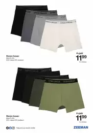 Zeeman folder week 34 Pagina 19: Heren boxer €11,99, Heren boxers €11,99