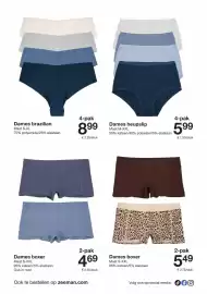 Zeeman folder week 34 Pagina 22: Dames boxer €4,69, Dames heupslip €5,99