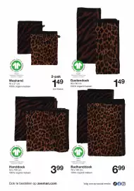 Zeeman folder week 34 Pagina 27: Badhanddoek €6,99, Handdoek €3,99