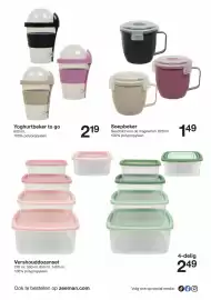 Zeeman folder week 34 Pagina 29: Soepbeker €1,49, Yoghurtbeker to go €2,19