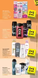 Albert Heijn folder week 35 Pagina 21: Dove douchegel €4,69, Axe Fine Fragrance collection €5,29