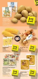 Albert Heijn folder week 35 Pagina 3: AH Vastkokende en iets kruijmige aardappelen €2,79, AH Mini-krieltjes bistro €1,35