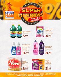 Catálogo Super Kan Página 10: Amaciante aquafast fragrancias €8,90, Papel Higiênico Neve €8,29