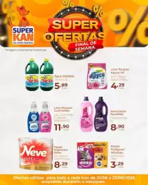 Catálogo Super Kan Página 10: Amaciante aquafast fragrancias €8,90, Papel Higiênico Neve €8,29