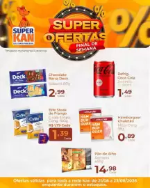 Catálogo Super Kan Página 3: Pão de Alho Romena €14,98, Chocolate barra deck sabores €2,99