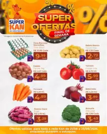 Catálogo Super Kan Página 5: Brócolis €3,49, Batata Doce Rosa €3,29