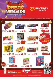 Catálogo Macromix Atacado semana 34 Página 1: Bombom Arcor Bon o Bon €24,99, Confeitos M&M's Pouch €11,99