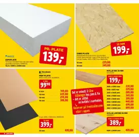 Jem & fix kundeavis Side 16: MDF PLATE, OSB3 PLATE