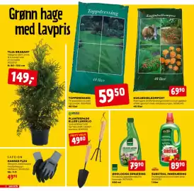 Jem & fix kundeavis Side 2: TUJA BRABANT €149,00, KUGJØDSELKOMPOST €69,90