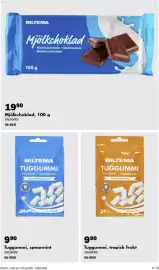 Biltema reklamblad Sida 11: Biltema tuggummi spearmint €9,90, Biltema tuggummi tropisk frukt €9,90