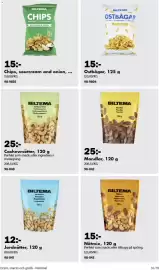 Biltema reklamblad Sida 14: Biltema cashewnötter €25,00, Biltema mandlar €25,00