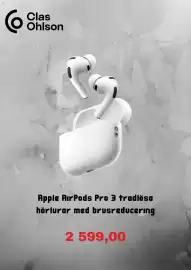 Clas Ohlson reklamblad Sida 3: Apple AirPods Pro 3 €2.599,00