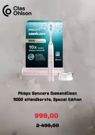 Clas Ohlson reklamblad Sida 5: Philips sonicare diamondclean 9000 eltandborste, special edition €999,00