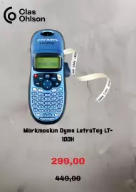 Clas Ohlson reklamblad Sida 9: Dymo LetraTag LT-100H €299,00