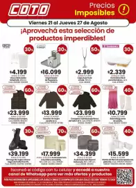 Catálogo Coto semana 34 Página 1: Hermético fácil para fiambres, 1,4 lt. cod. 473902 €2.339,00