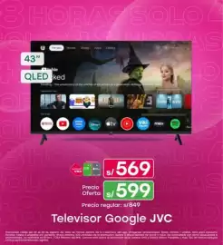 Catálogo Tottus Página 5: Televisor Google JVC 43" €569,00